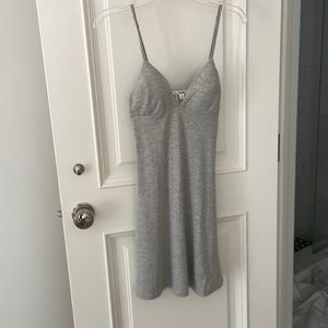 Into gray cotton woman xs dress with padded cups